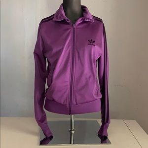 Adidas purple jacket M